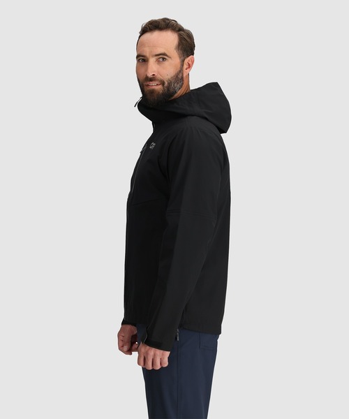 OUTDOOR RESEARCH(アウトドアリサーチ)の「OUTDOOR RESEARCH/アウトドアリサーチ Foray 3L Jacket/フォーレイ 3レイヤー ジャケット(ナイロンジャケット・メンズ・ブラック・MEDIUM/LARGE)」の4枚目の写真