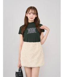 ダーリッチ トップス darich DRビジューフラワーニットトップス ダーリッチ ブラック 黒