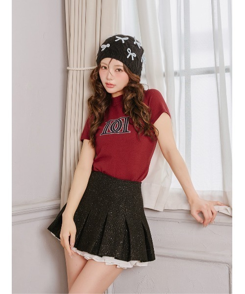 ダーリッチ DDロゴベーシックニットトップス DDロゴベーシックニットトップス（ニット/セーター）｜Darich