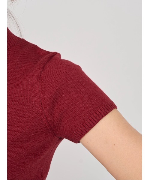 Darich(ダーリッチ)の「DDロゴベーシックニットトップス(ニット/セーター・レディース・レッド/グリーン/ベージュ/ネイビー/グレー・FREE)」の20枚目の写真