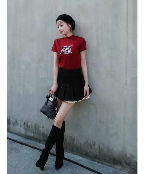 DDロゴベーシックニットトップス（ニット/セーター）｜Darich