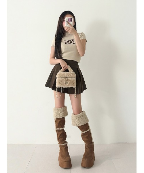 ダーリッチ DDロゴベーシックニットトップス DDロゴベーシックニットトップス（ニット/セーター）｜Darich