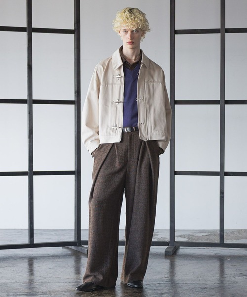 HARE（ハレ）の「【SET UP対応】ファイヤーマンバックルデニムブルゾン(HARE)（デニムジャケット・メンズ・ブルー系その他/ホワイト/ブラック系その他・FREE/SMALL/MEDIUM）」の11枚目の写真