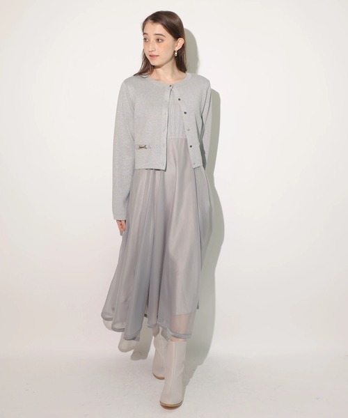 金釦ラメカーディガン（ニット/セーター）｜Rirandture（リランド