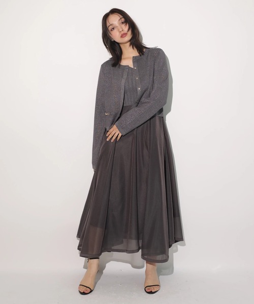 金釦ラメカーディガン（ニット/セーター）｜Rirandture（リランド