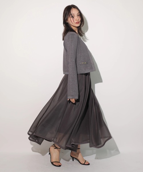 金釦ラメカーディガン（ニット/セーター）｜Rirandture（リランド