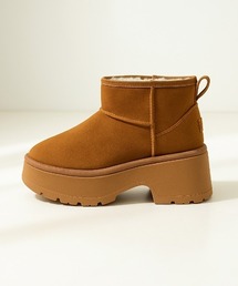 VIVIAN | もふぽか厚底7cmチャンキーヒールムートンブーツ(ブーツ)