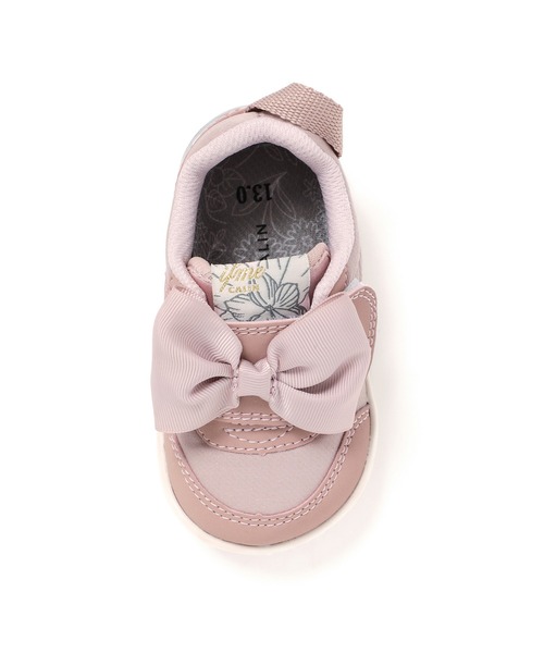 IFME（イフミー）の「BABY｜Wild flower series ビッグリボンスニーカー[リンクコーデ]（スニーカー・キッズ・ホワイト/ピンク/ブラック・12.0cm/12.5cm/13.0cm/13.5cm/14.0cm/14.5cm/15.0cm）」の16枚目の写真