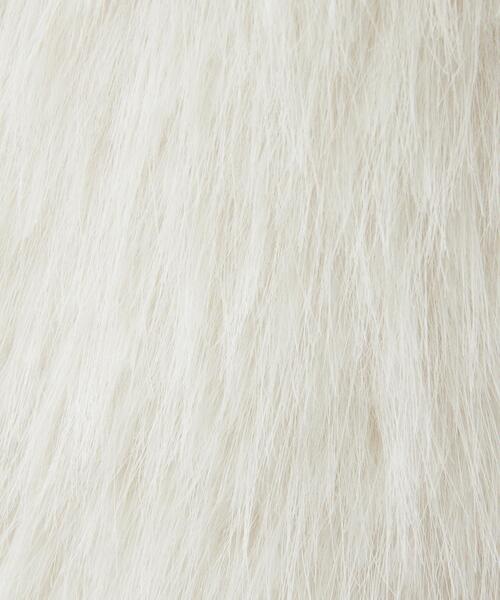 INGNI(イング)の「エコファーベスト(ベスト・レディース・アイボリー/グレー/ベージュ・M)」の7枚目の写真