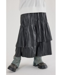 RODEO CROWNS WIDE BOWL | レザーライクフリルティアードスカート(スカート)