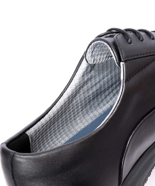 whoop-de-doo（フープディドゥ）の「ネオドレスランスニーカー whoop-de-doo/フープディドゥ（スニーカー・メンズ・ブラック×ブラック/ダークブラウン系1/ネイビー系1・40/41/42/43/44）」の12枚目の写真