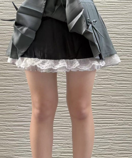 Miniministore(ミニミニストア)の「ボックスプリーツスカート ミニスカート夏(スカート・レディース・グレー/ブラック・L/S/XL/2XL/M)」の20枚目の写真