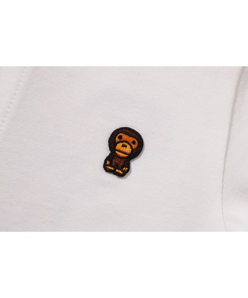A BATHING APE（アベイシングエイプ）の「BAPE X MARLMARL - 1ST CAMO BABY MILO ROMPERS（ロンパース・キッズ・ベージュ/ホワイト/ブラック・80/70）」の7枚目の写真