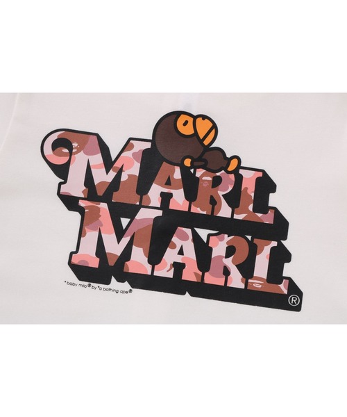 A BATHING APE（アベイシングエイプ）の「BAPE X MARLMARL - 1ST CAMO BABY MILO ROMPERS（ロンパース・キッズ・ベージュ/ホワイト/ブラック・80/70）」の10枚目の写真