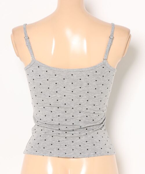 Lace Ladies(レースレディース)の「ドット レース カップ付き キャミソール トップス(キャミソール・レディース・グレー/ブラック/ホワイト・FREE)」の5枚目の写真