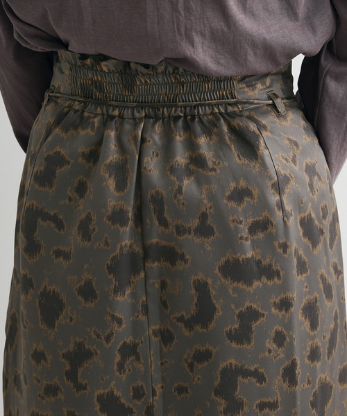 CRAFT STANDARD BOUTIQUE（クラフトスタンダードブティック）の「ヒョウ柄プリントIラインスカート（スカート・レディース・グレー/ベージュ・FREE）」の17枚目の写真
