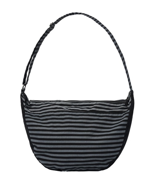 OY（オーワイ）の「『OY/オーワイ』STRIPE CURVE BAG/ストライプ カーブバッグ（ショルダーバッグ・レディース・ブラック・FREE）」の8枚目の写真