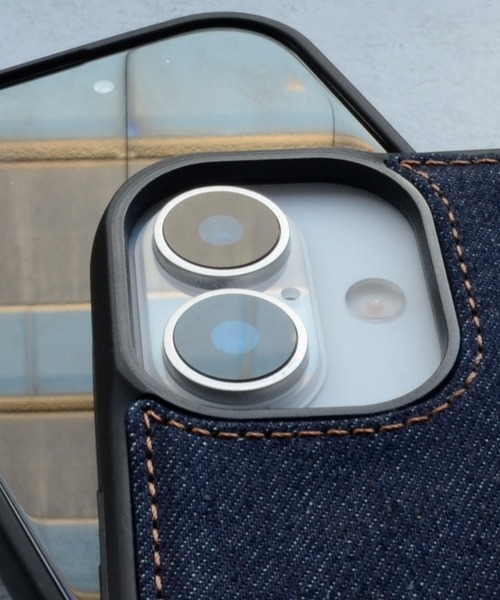 EDWIN（エドウィン）の「iPhone17 iPhone17Pro エドウィン MagSafe対応背面/デニム（スマホケース/カバー・メンズ・ブラック/インディゴブルー・iPhone 17/iPhone 17 Pro）」の11枚目の写真