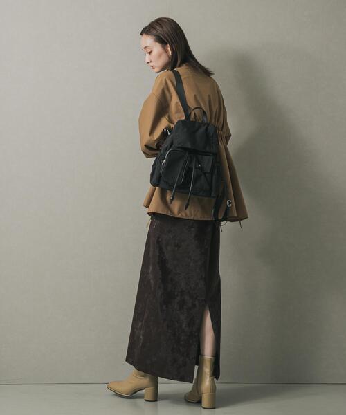 SENSE OF PLACE by URBAN RESEARCH(センスオブプレイスバイアーバンリサーチ)の「撥水マルチポケットナイロンリュック(バックパック/リュック・レディース・ブラウン/ブラック・ONE)」の15枚目の写真
