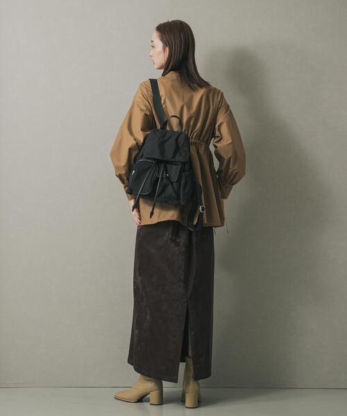 SENSE OF PLACE by URBAN RESEARCH(センスオブプレイスバイアーバンリサーチ)の「撥水マルチポケットナイロンリュック(バックパック/リュック・レディース・ブラウン/ブラック・ONE)」の16枚目の写真