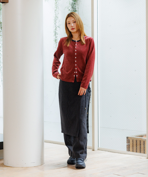 Rouge vif la cle（ルージュヴィフラクレ）の「【Le Melange/ル・メランジュ】ラップスカート付きレースパンツ【セット】/#8543503/パンツ/ラップスカート/レース【WEB限定】（その他パンツ・レディース・オフホワイト/ブラック・フリー）」の16枚目の写真