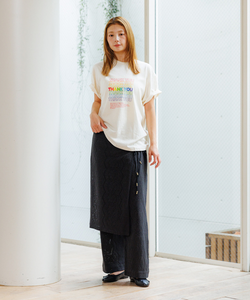 Rouge vif la cle（ルージュヴィフラクレ）の「【Le Melange/ル・メランジュ】ラップスカート付きレースパンツ【セット】/#8543503/パンツ/ラップスカート/レース【WEB限定】（その他パンツ・レディース・オフホワイト/ブラック・フリー）」の17枚目の写真