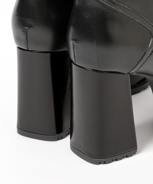 HARE（ハレ）の「スニーカーチャンキーブーツ(HARE)（ブーツ・レディース・シルバー/ブラック/カーキ・SMALL/MEDIUM/LARGE）」の14枚目の写真