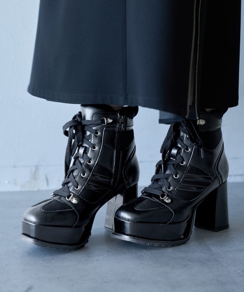 セール】スニーカーチャンキーブーツ(HARE)（ブーツ）｜HARE（ハレ）の