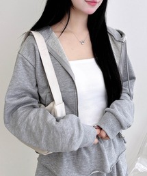 INGNI | レース付スウェットジップパーカー(パーカー)