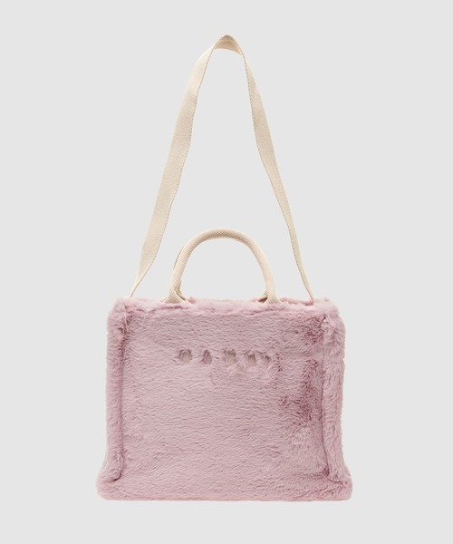 FUR FABRIC / ミニバスケットバッグ