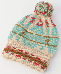 CHAMULA（チャムラ）の「CHAMULA/チャムラ ﾀﾞﾌﾞﾙｶﾌｷｬｯﾌﾟﾅﾊﾞﾎ2（ニットキャップ/ビーニー）」