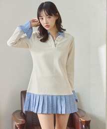 Lallana(ララーナ)のPreppy Docking Dress/プレッピードッキングワンピース(シャツワンピース)