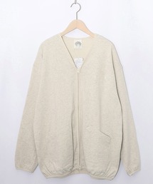 セール】152740：オーロラ箔ロゴプリント 接触冷感カーディガン