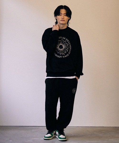 F.ILLUMINATE(フィルミネイト)の「【UNISEX】Filluminate/Bloom プルオーバー(Tシャツ/カットソー・メンズ・ブラック/ライトグレー・LARGE/X-LARGE)」の4枚目の写真