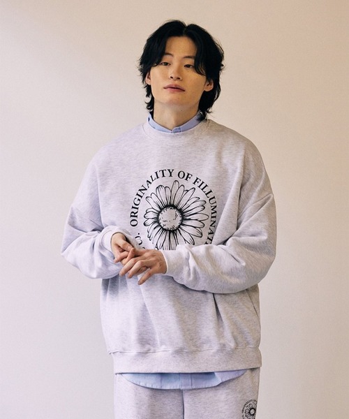F.ILLUMINATE(フィルミネイト)の「【UNISEX】Filluminate/Bloom プルオーバー(Tシャツ/カットソー・メンズ・ブラック/ライトグレー・LARGE/X-LARGE)」の14枚目の写真