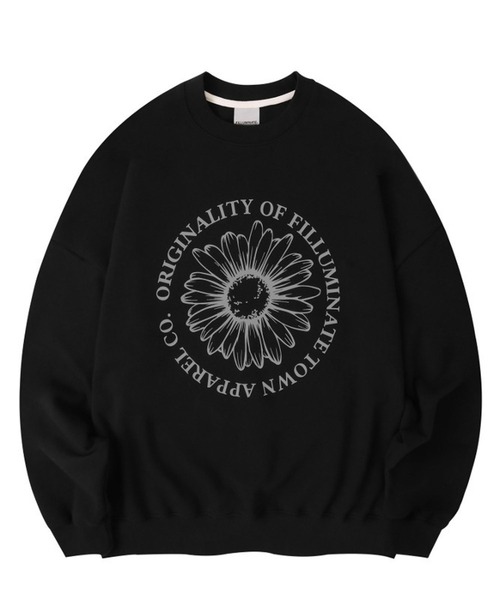 F.ILLUMINATE(フィルミネイト)の「【UNISEX】Filluminate/Bloom プルオーバー(Tシャツ/カットソー・メンズ・ブラック/ライトグレー・LARGE/X-LARGE)」の3枚目の写真