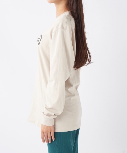 Ocean Pacific（オーシャンパシフィック）の「【OP/オーピー】【限定商品】レディースカレッジロゴロングＴシャツ/長袖ロンT（Tシャツ/カットソー・レディース・ベージュ/チャコールグレー/ホワイト/ヘザーグレー・SMALL/MEDIUM/LARGE/X-LARGE）」の15枚目の写真