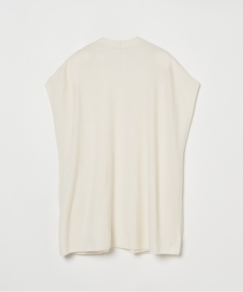 HELIOPOLE（エリオポール）の「WOOL CASHMERE 2 WAY GILET（ベスト・レディース・アイボリー/ブラック/グレー・38）」の5枚目の写真