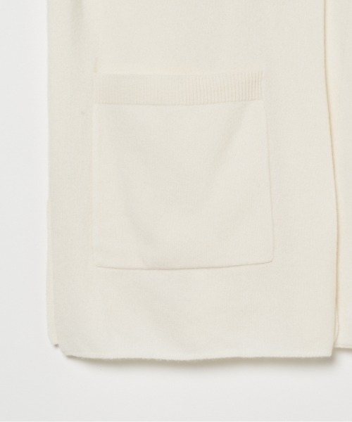 HELIOPOLE（エリオポール）の「WOOL CASHMERE 2 WAY GILET（ベスト・レディース・アイボリー/ブラック/グレー・38）」の8枚目の写真