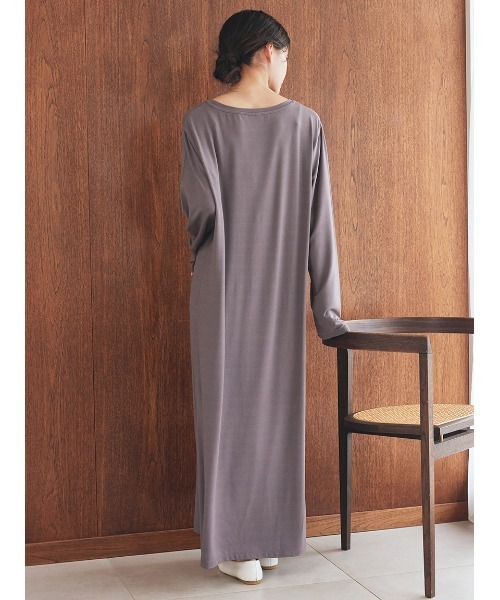 gelato pique（ジェラートピケ）の「レーヨンロゴワンピース（ルーム