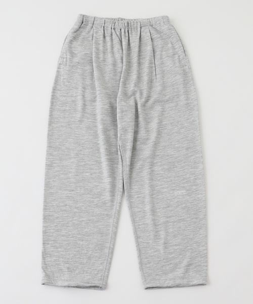 Product Twelve(プロダクトトゥエルブ)の「Product Twelve (プロダクト トゥエルブ) Super 140's /130's Melino Wool Sweat(スウェットパンツ・メンズ・ライトグレー・2/1)」の1枚目の写真