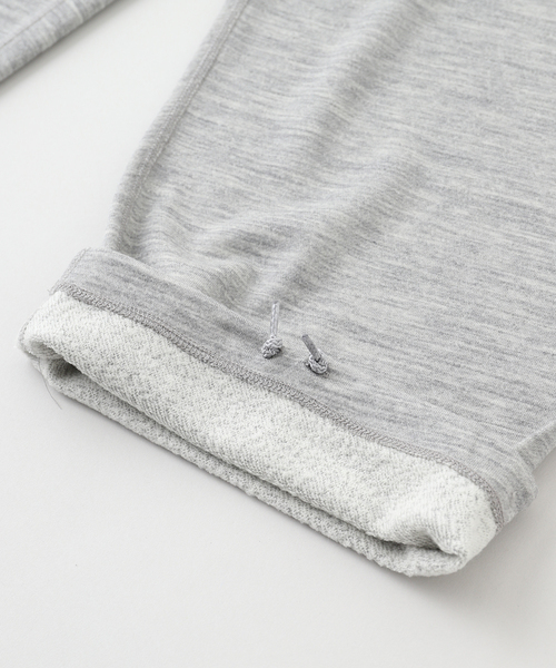 Product Twelve(プロダクトトゥエルブ)の「Product Twelve (プロダクト トゥエルブ) Super 140's /130's Melino Wool Sweat(スウェットパンツ・メンズ・ライトグレー・2/1)」の5枚目の写真