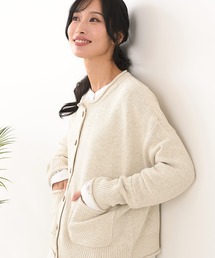 fort point（フォーポイント）の「【C-FORT POINT/フォートポイント】袖ケーブル柄 カーディガン（カーディガン/ボレロ）」