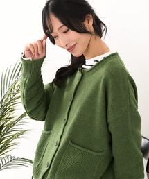 fort point（フォーポイント）の「【C-FORT POINT/フォートポイント】袖ケーブル柄 カーディガン（カーディガン/ボレロ）」