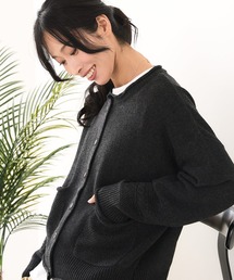 fort point（フォーポイント）の「【C-FORT POINT/フォートポイント】袖ケーブル柄 カーディガン（カーディガン/ボレロ）」