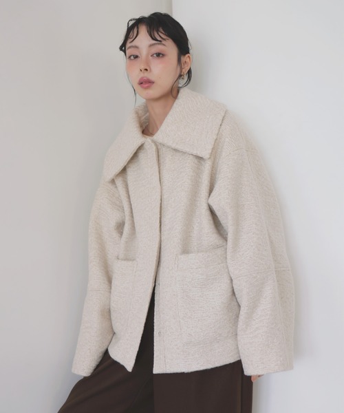 LIAN（リアン）の「カールシャギービックカラーコート（ステンカラー