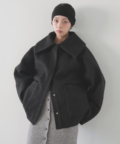 カールシャギービックカラーコート（ステンカラーコート）｜LIAN