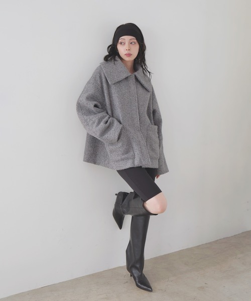 カールシャギービックカラーコート（ステンカラーコート）｜LIAN