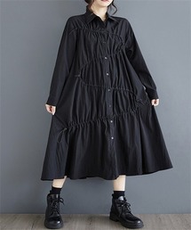 ドロストシャツ ワンピース