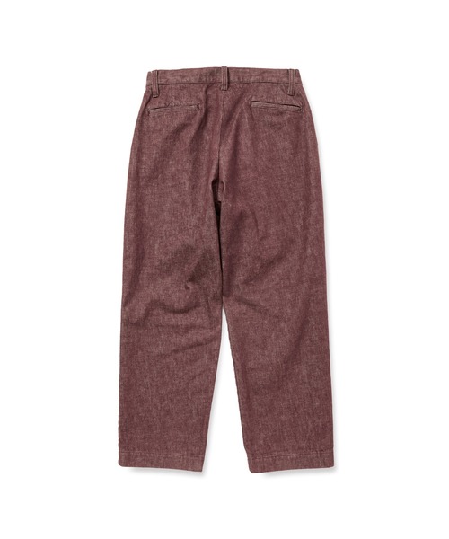 CALEE(キャリー)の「VINTAGE REPRODUCT DENIM TUCK TROUSERS <BROWN DENIM>(デニムパンツ・メンズ・ブラウン・MEDIUM/LARGE)」の3枚目の写真